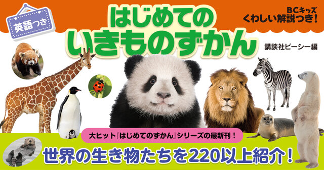 知育ずかん】227点以上の生き物写真！英語が学べる！プレゼントに